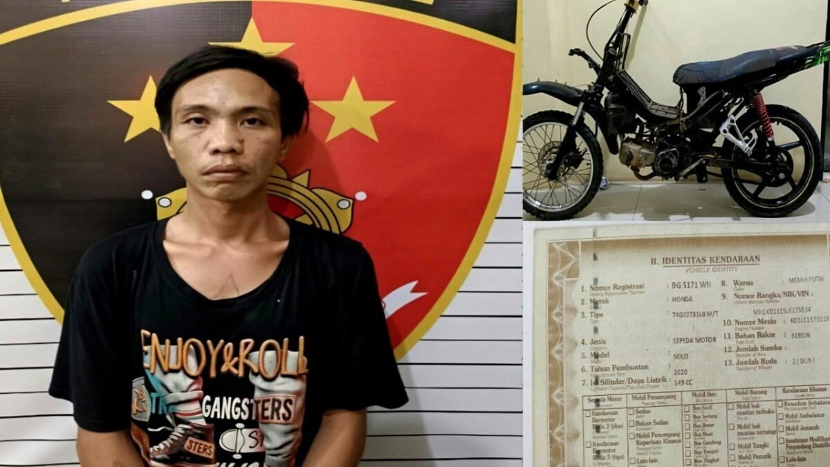 Penangkapan terduga pelaku curanmor di Empat Lawang oleh Satreskrim Polres Empat Lawang.