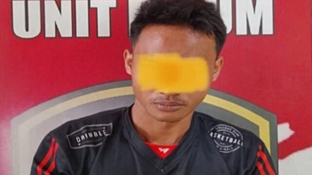 Ilustrasi polisi mengamankan terduga pelaku pembunuhan petani di PALI yang tewas ditembak kecepek.