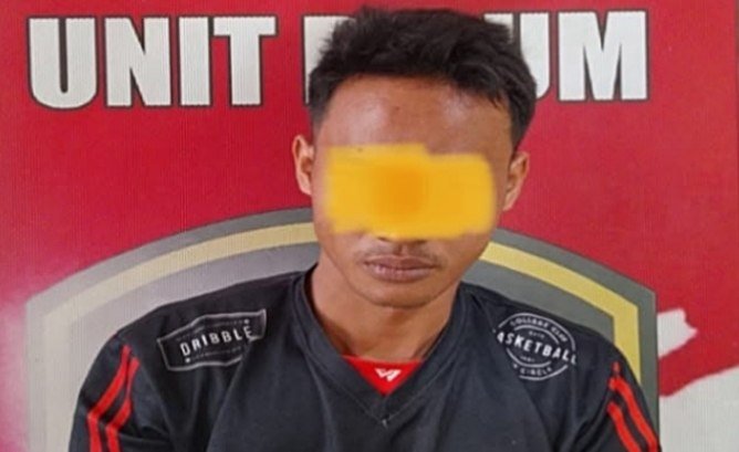 Ilustrasi polisi mengamankan terduga pelaku pembunuhan petani di PALI yang tewas ditembak kecepek.