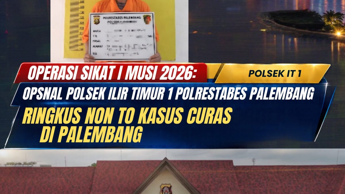 Ops Sikat I Musi 2026: Opsnal Polsek IT I Ungkap Kasus Curas, Tersangka Berinisial L Diamankan