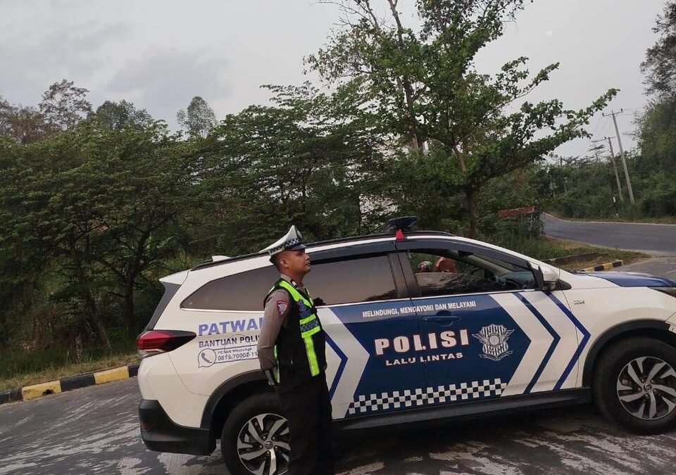 Jaga Kondusifitas Jalan, Satlantas Polres OKU Selatan Intensifkan Patroli Sore