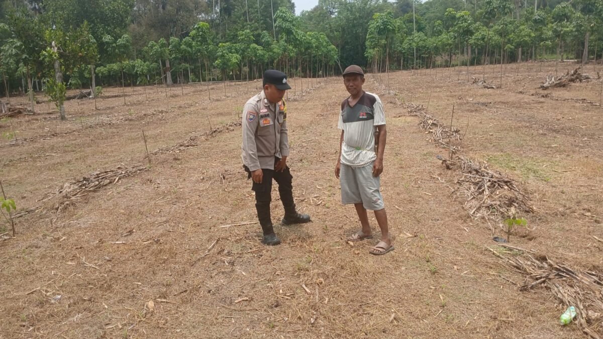 Polsek Simpang Edukasi Petani, Dorong Pengelolaan Lahan Tanpa Membakar