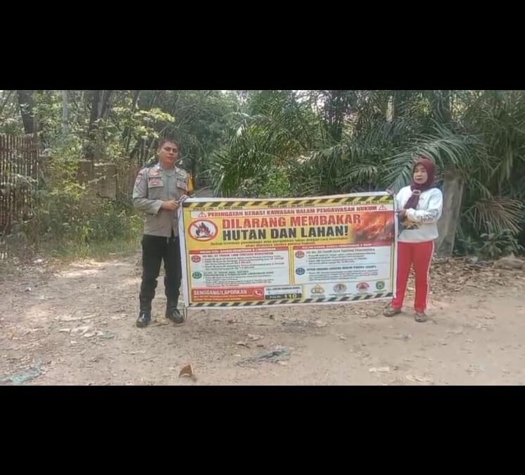 Antisipasi Karhutla di Musim Rawan, Bhabinkamtibmas Perkuat Edukasi kepada Masyarakat