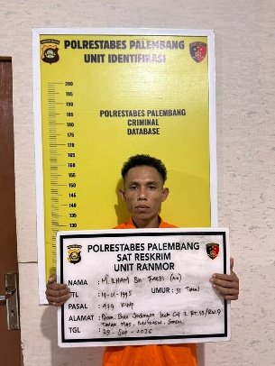 Ops Sikat I Musi 2026, Unit Ranmor Polrestabes Palembang Ungkap Curas, Satu Tersangka Diamankan